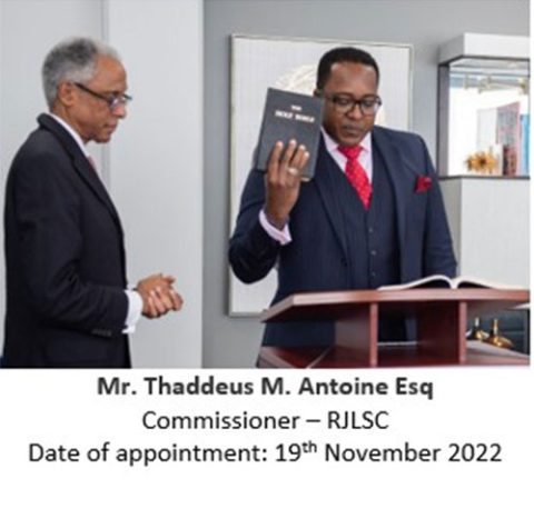 Mr. Thaddeus M. Antoine Esq Caribbean Court of Justice