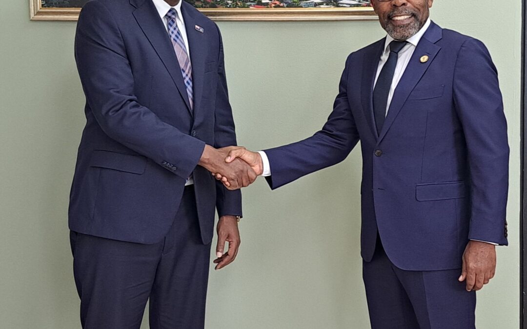 Virgin Islands Premier Meets with CCJ President; Reaffirms Commitment to Regional Integration