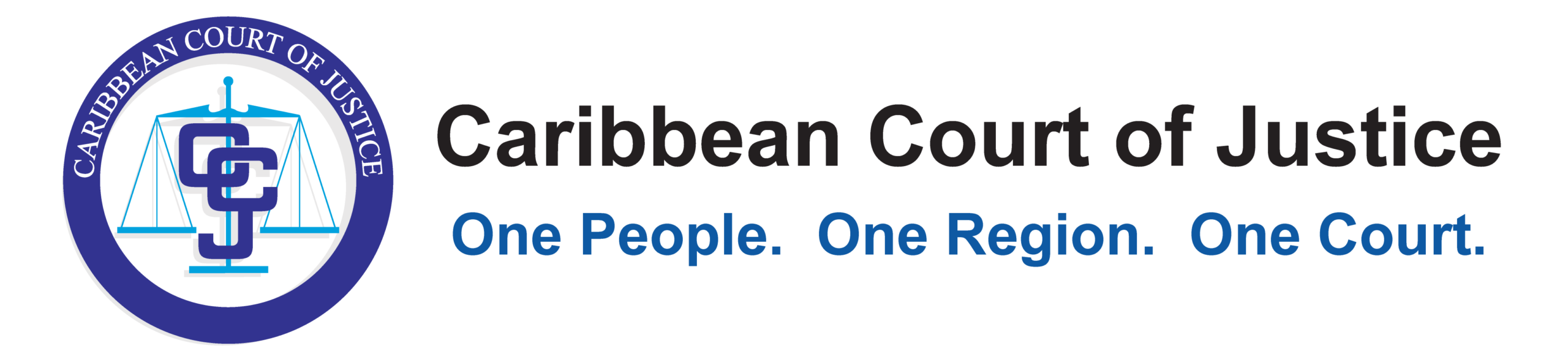 Caribbean Court of Justice Logo and back to home link